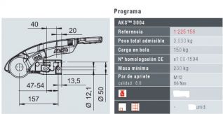 Cabezal estabilizador Alko para 35mm, 40mm, 45mm, 50mm.