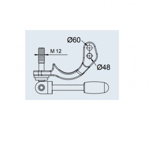 abrazadera (montaje lateral) profi 3500 / 1224196
