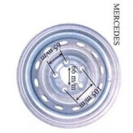 RUEDA 195/70 R 14 MERCEDES 440200 - 91T- 615 KG