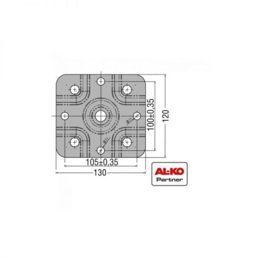 abrazadera alko 48mm GIRATORIA 1335092