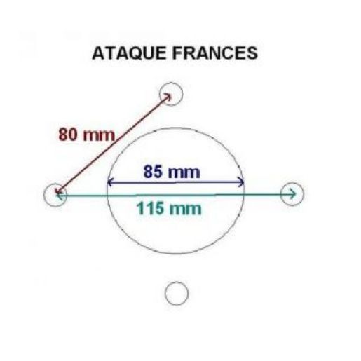 llanta 4.00x13 FRANCES 380182 115X85 CENTRADA ET0