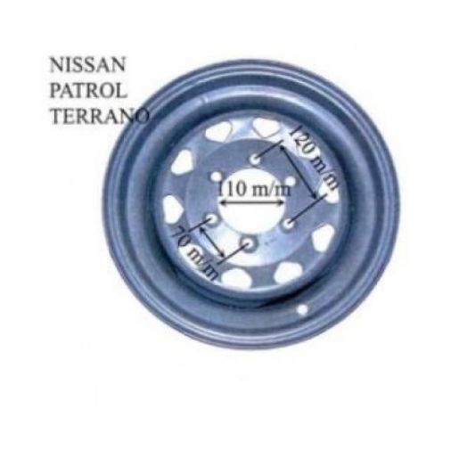 RUEDA 205/80 R 16 NUEVA ATQ.NISSAN. REF : 440003