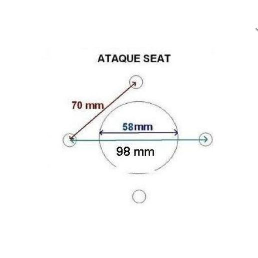 llanta 5.00Jx14 ataque seat 380099. ET0 CIEGA