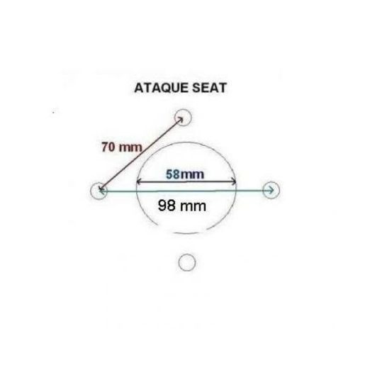 llanta 4.00x13 ataque seat. 380173 CENTRADA